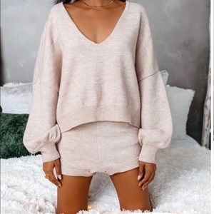 Vici Short Set- Sweater and Shorts